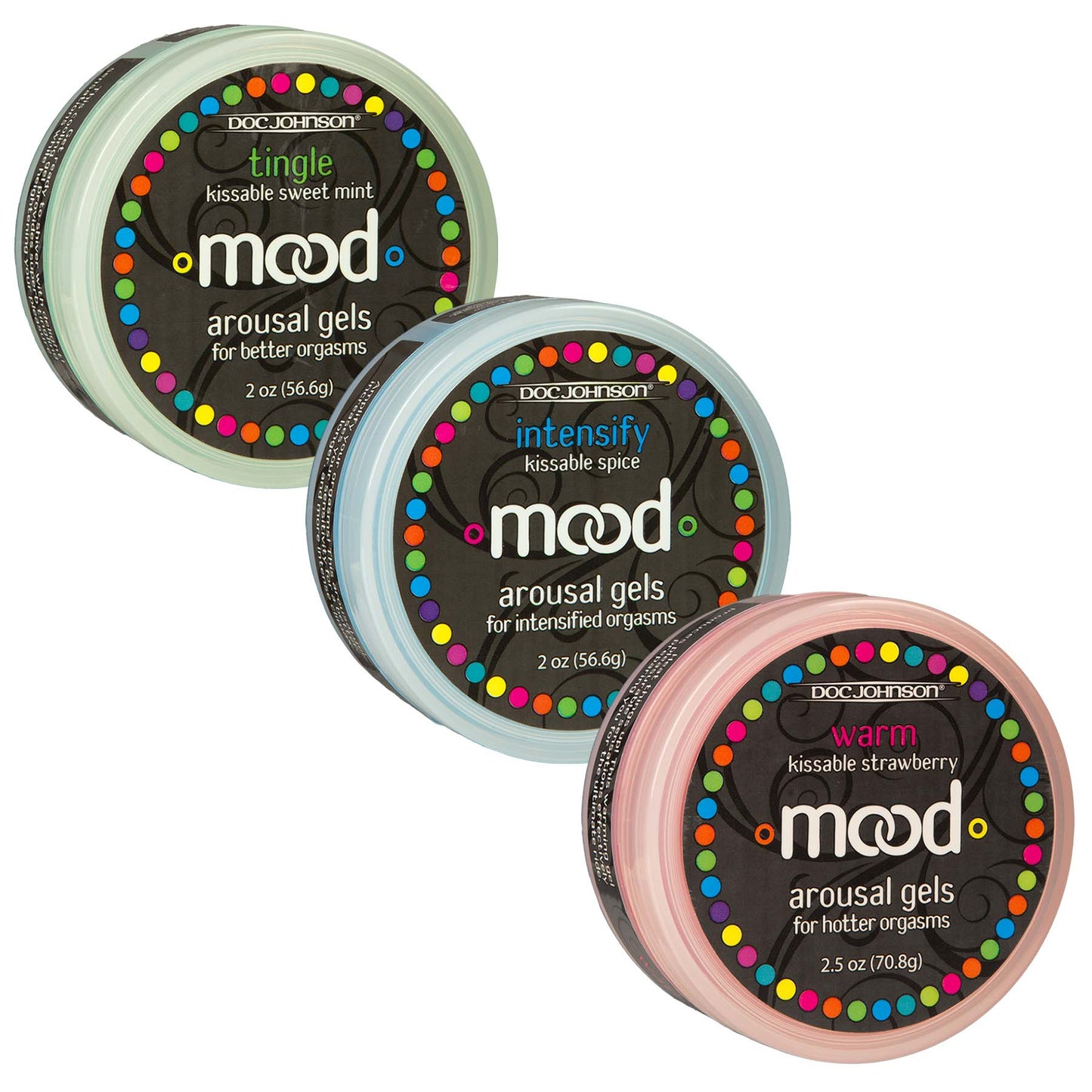 Mood Arousal Gels - Warm, Tingle, Intensify DJ1362-15-BU