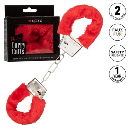 Playful Furry Cuffs - Red SE2651253