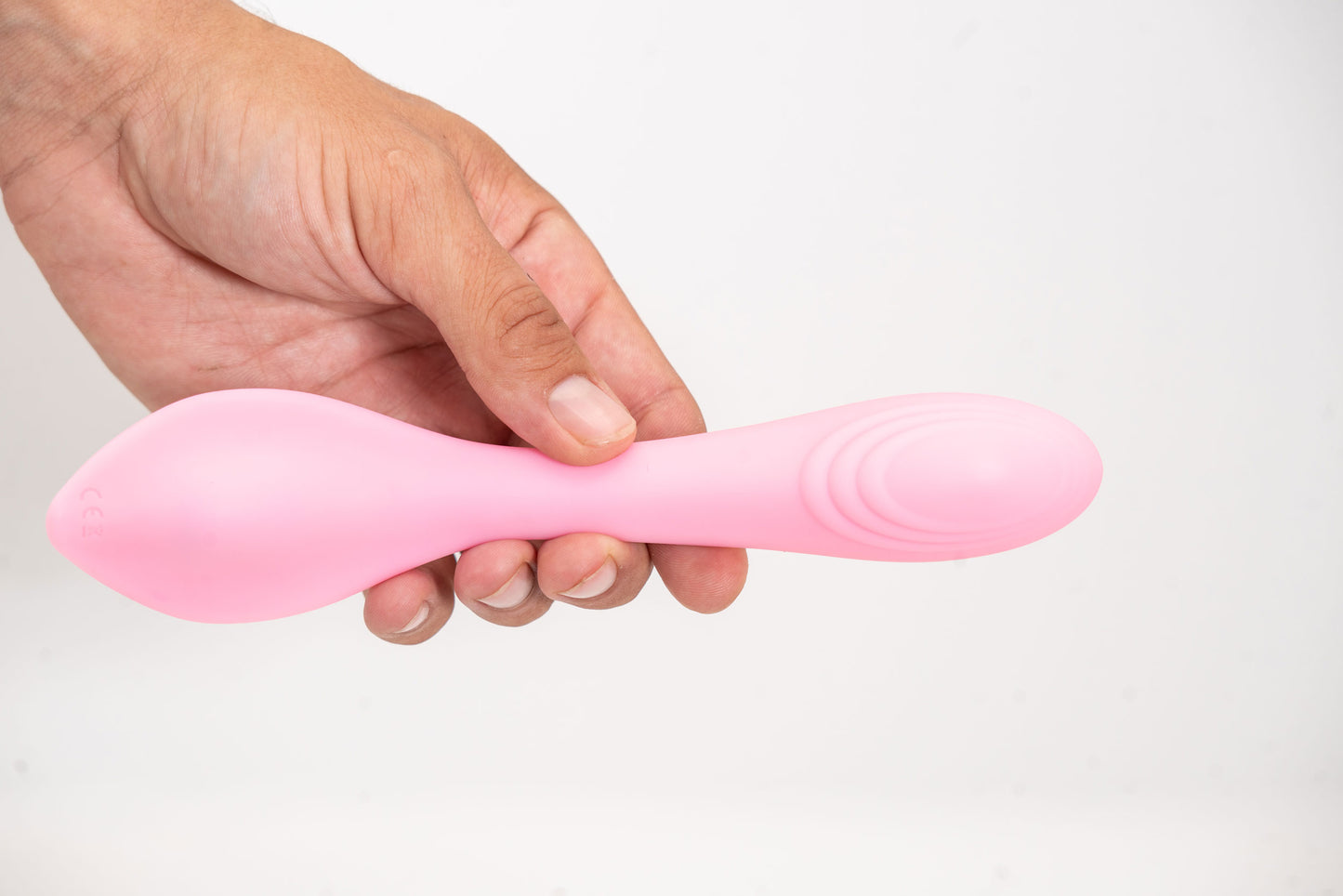 Harmonie Rechargeable Remote Silicone Bendable  Vibrator - Pink MTLM1841-P1