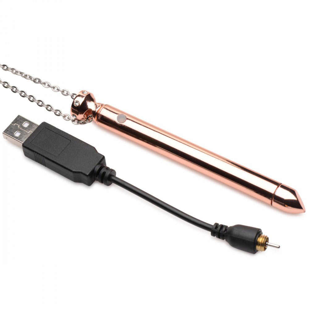 7x Vibrating Necklace - Rose Gold CH-AG894-ROSE