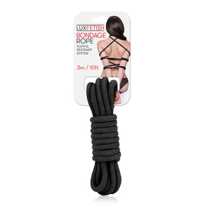 Sexy Bondage Rope 3m / 10ft - Black LF5100-BLK