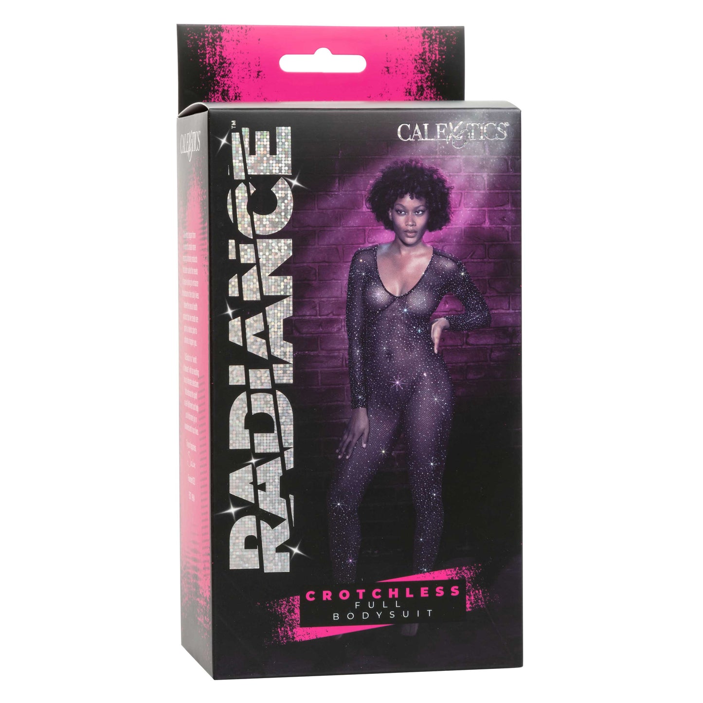 Radiance Crotchless Full Body Suit - One Size -  Black SE3002353