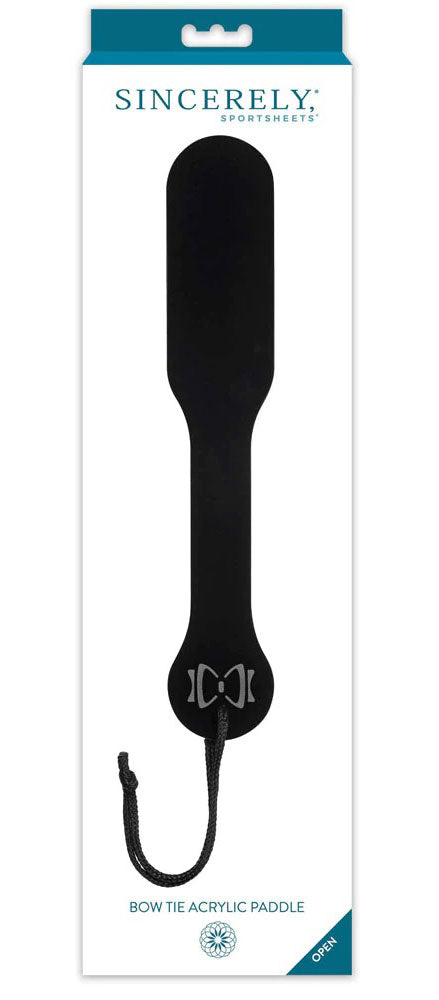 Bow Tie Acrylic Paddle - Black SS520-26