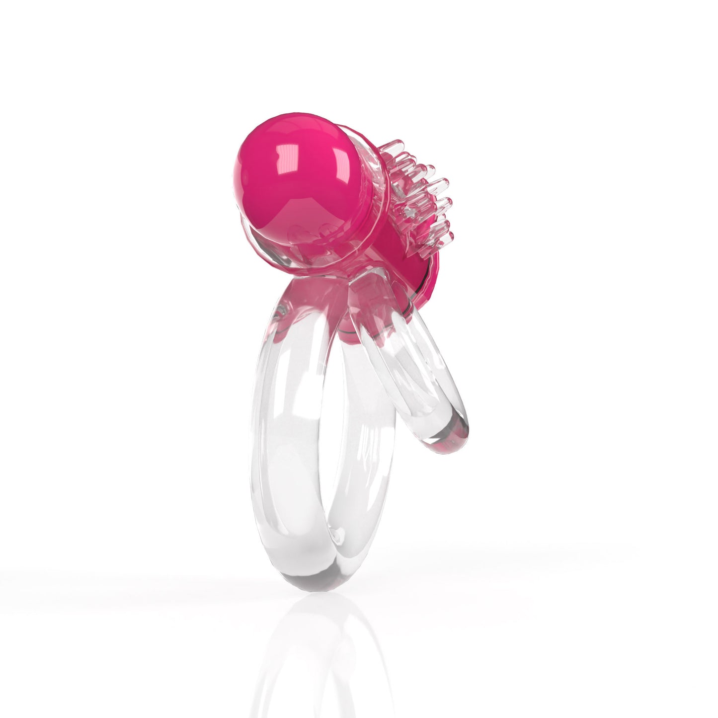 Screaming O 4b - Double O Super Powered Vibrating  Double Ring - Strawberry SO-4BD6-ST