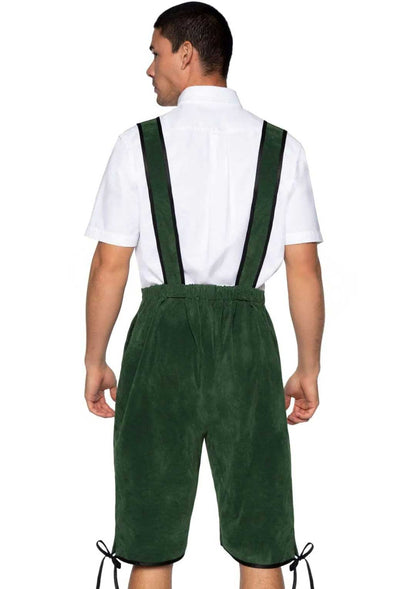 Men's Beerfest Lederhosen Oktoberfest Costume -  X-Large - Green LA-86929GRNXL