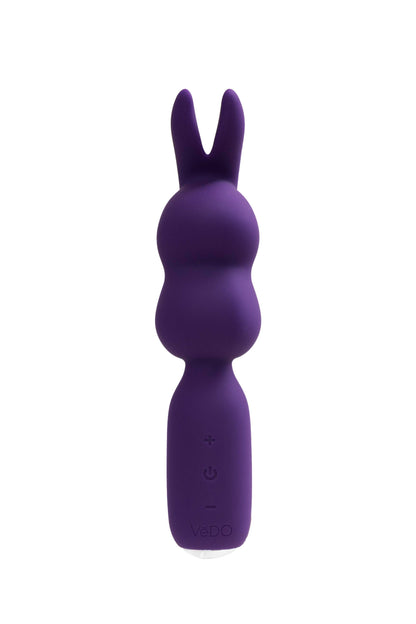 Hopper Bunny Rechargeable Mini Wand - Deep Purple BU-0905