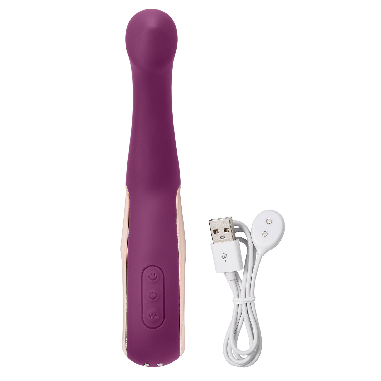 Pro Sensual Roller Touch Tri-Function G-Spot Curved Form - Plum WTC939