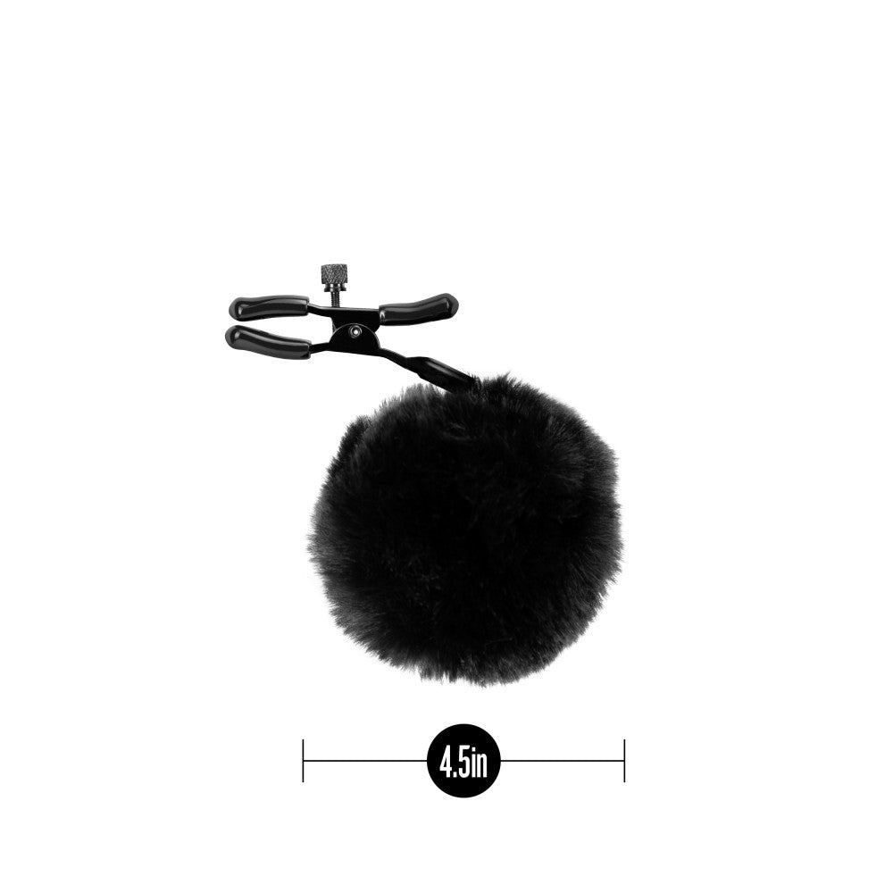 Noir - Pom Adjustable Nipple Clamps - Black BL-89305