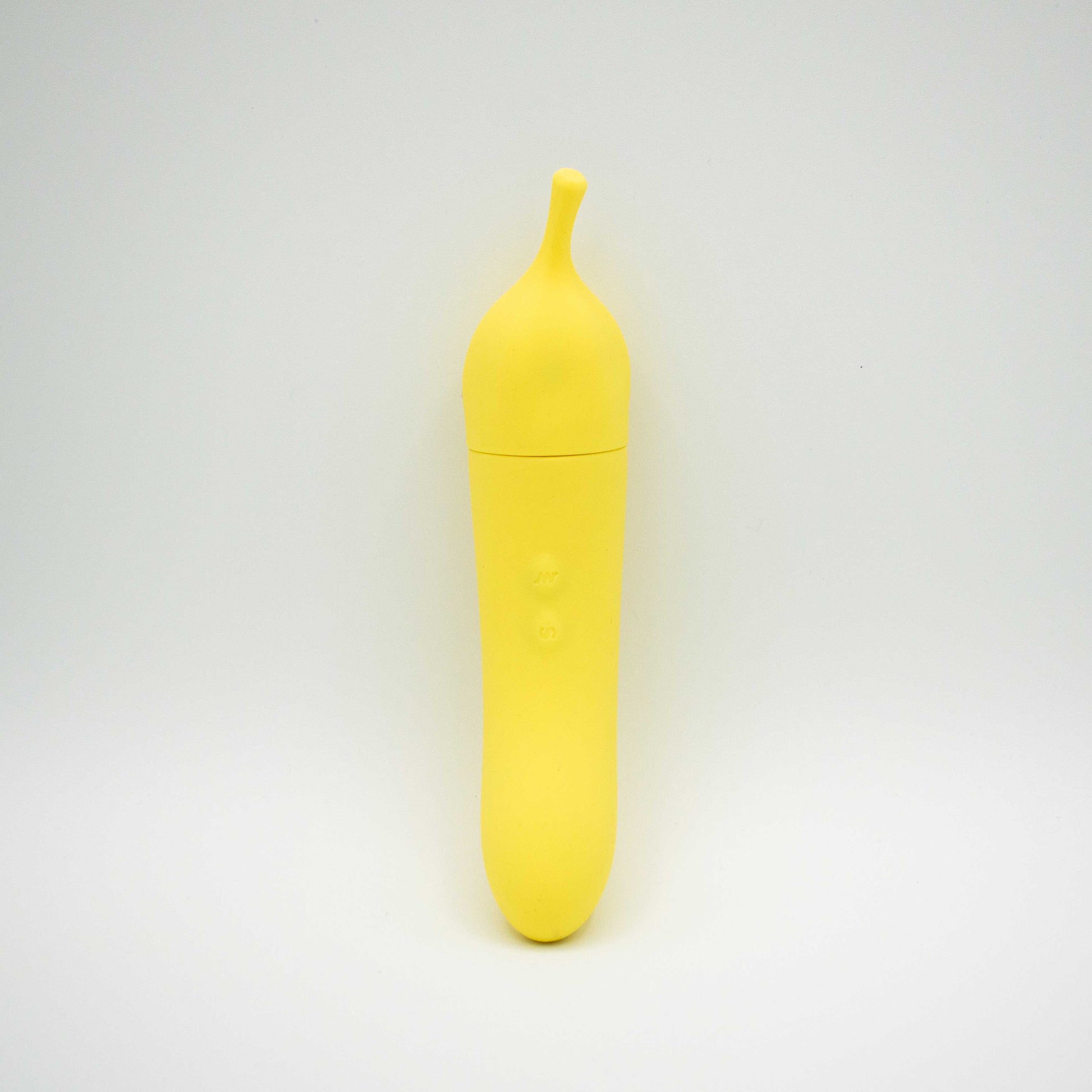 Banana Cream Air Pulse and G-Spot Vibrator -  Yellow LAK-9091