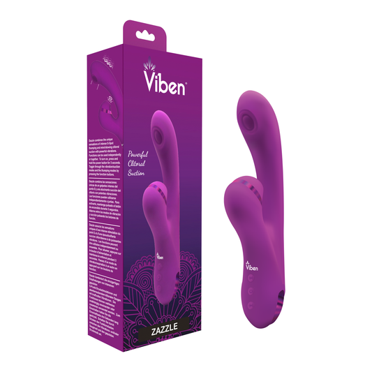 Zazzle - Berry - Rechargeable Thumping and  Suction Rabbit VB-75006