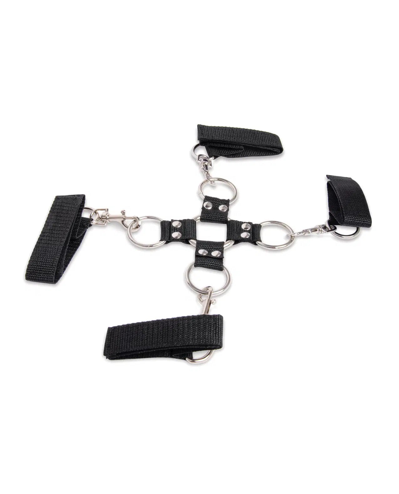 7 Pc Hogtie and Ball Gag Kit - Black EL-LF1811