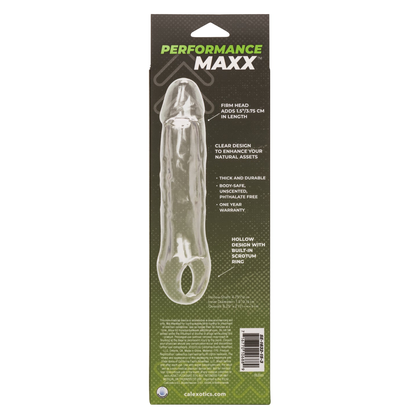 Performance Maxx Clear Extension - 6.5 Inch -  Clear SE1632153