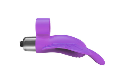 The 9's Flirt Finger Butterfly Finger Vibrator - Purple ICB2671-2