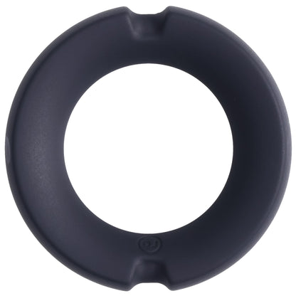 Merci - the Paradox - Silicone Covered Metal Cock  Ring - 45mm - Black DJ2402-39-BX