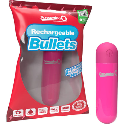 Screaming O Rechargeable Bullet - Pink SO-ARBA-PK