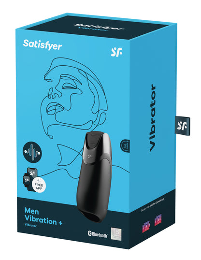 Men Vibration Plus Vibrator - Black SAT-9016570