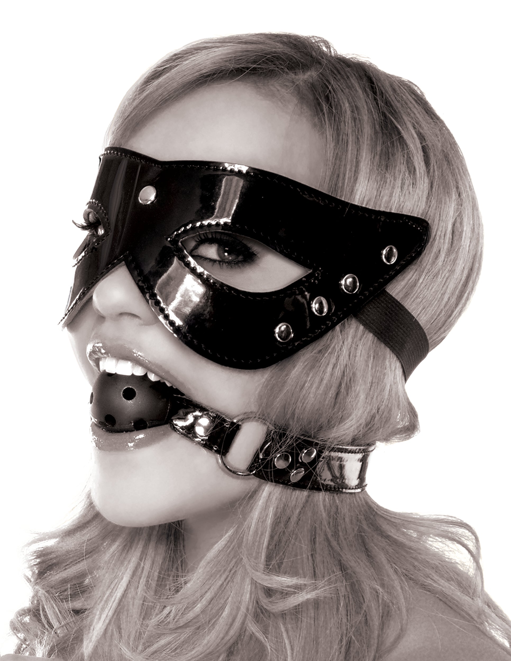 Fetish Fantasy Limited Edition Masquerade Mask and Ball Gag PD4447-23