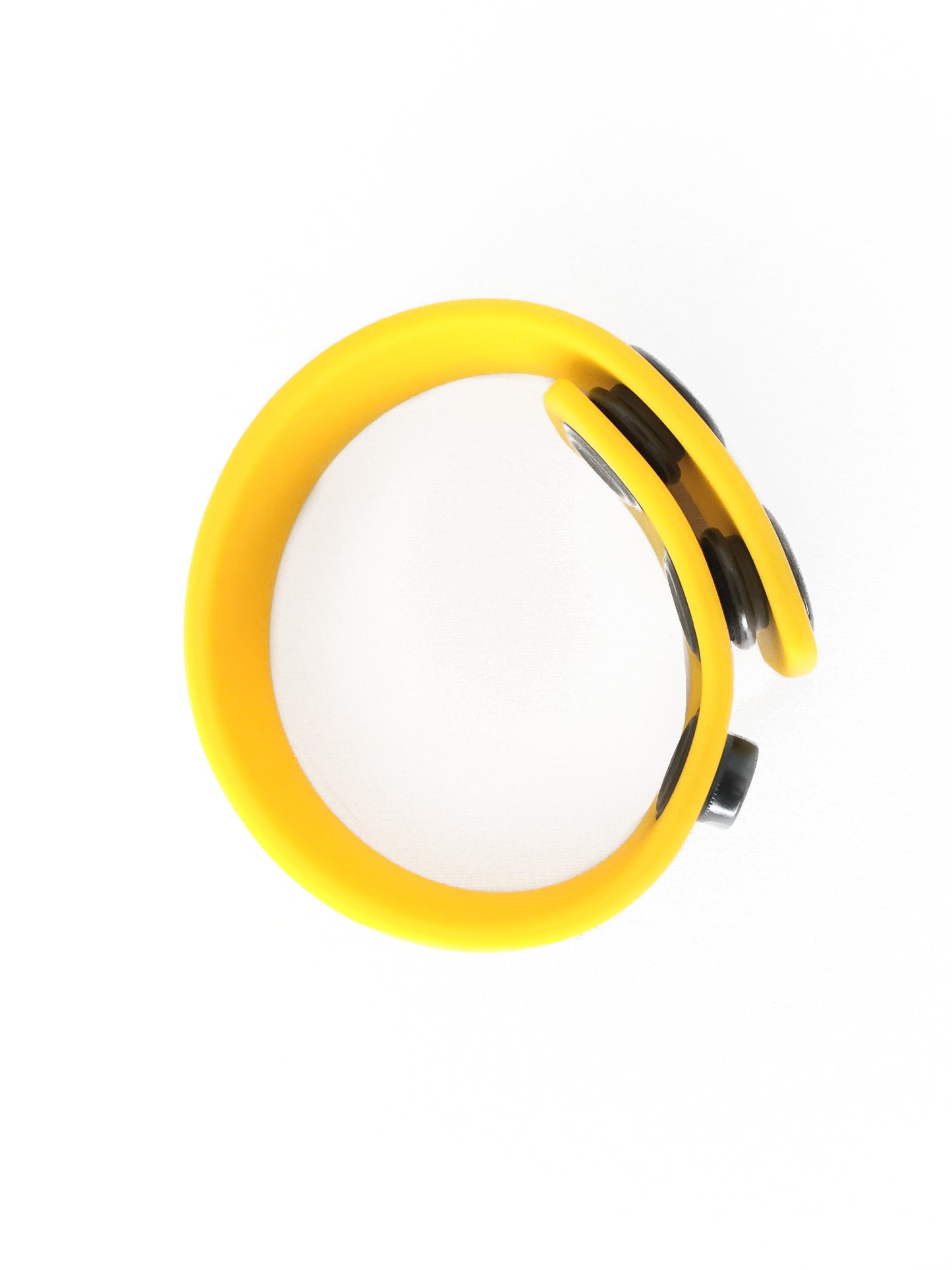 Boneyard Silicone Cock Strap 3 - Snap Ring - Yellow BY-0304