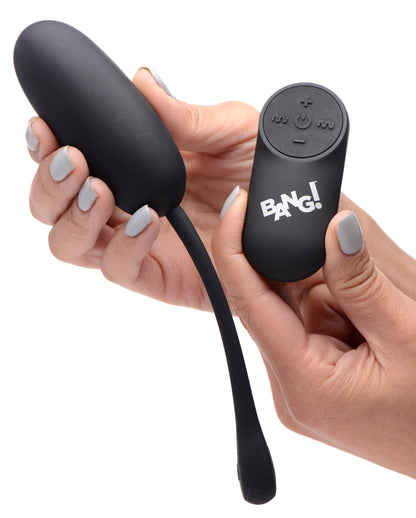 28x Plush Egg and Remote - Black BNG-AG590-BLK